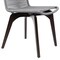 Armen Living Island Outdoor Dark Eucalyptus Wood and Silver Rope Dining Chairs, PK2 LCISSISL - alternate 6